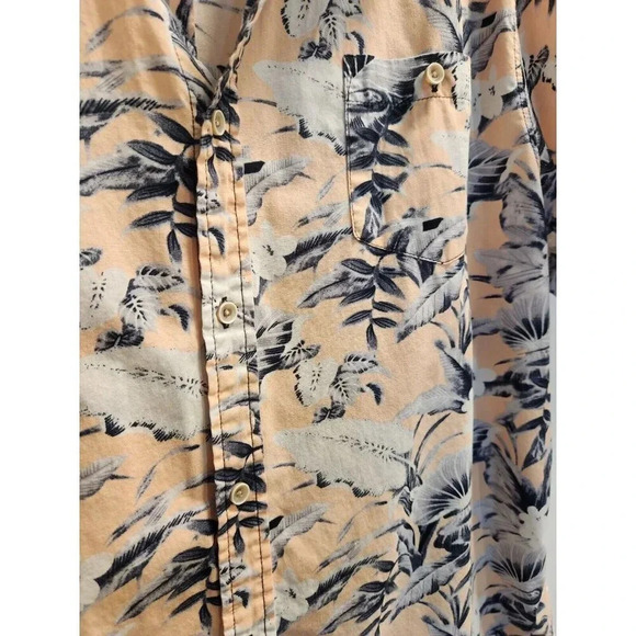 Lee Men's 100% Cotton Tropical Hawaiian Button Down Shirt Regular Fit Sz XL - Picture 3 of 8